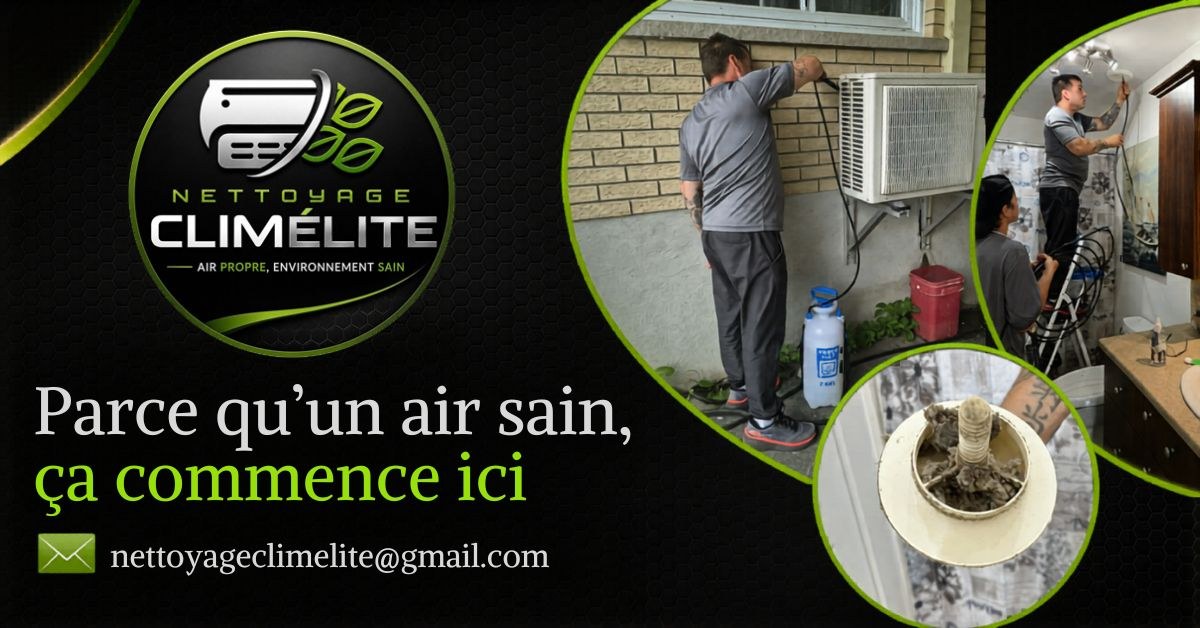 Bannière Nettoyage Clim Élite